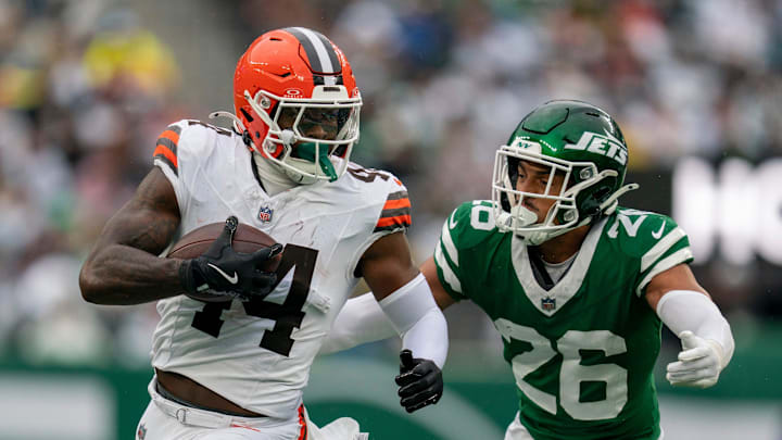 Cleveland Browns tight end Harold Fannin Jr.
