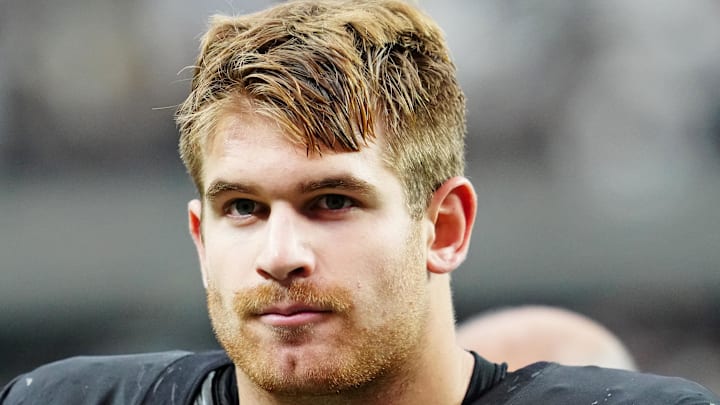 Las Vegas Raiders tight end Michael Mayer Las Vegas Raiders tight end Michael Mayer