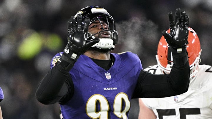 Baltimore Ravens linebacker Odafe Oweh