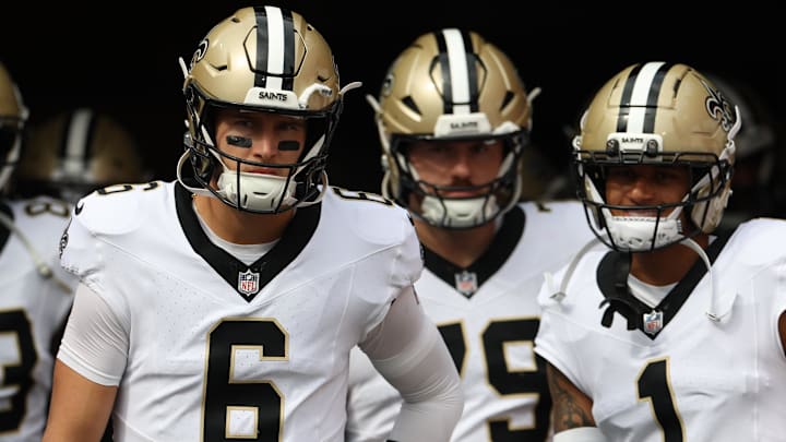 New Orleans Saints quarterback Tyler Shough New Orleans Saints quarterback Tyler Shough