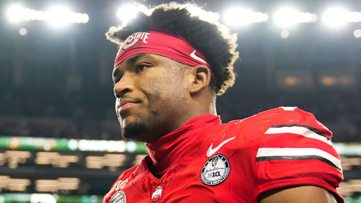 Ohio State Buckeyes defensive back Caleb Downs 