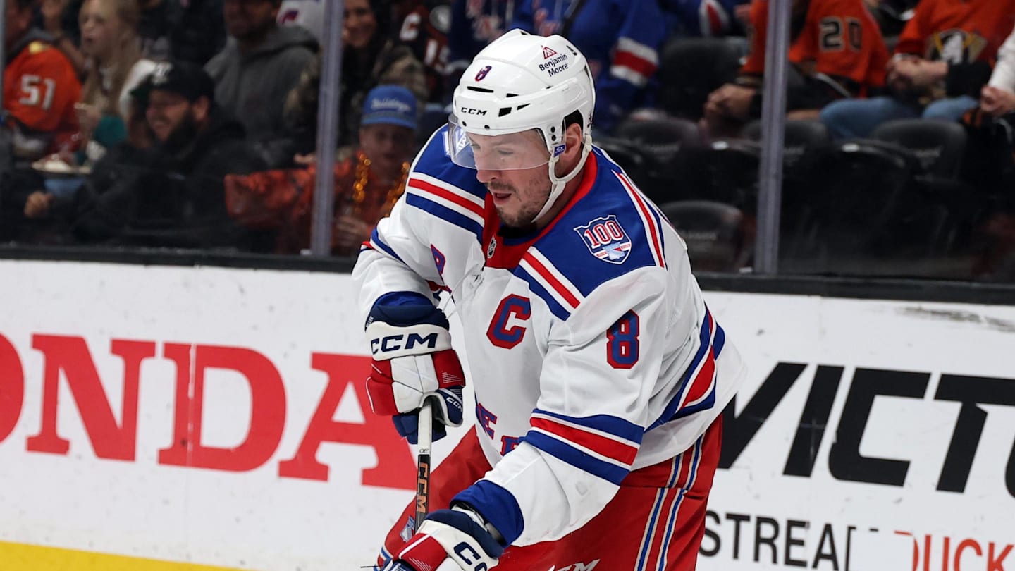 Rangers Place Captain on Injured Reserve