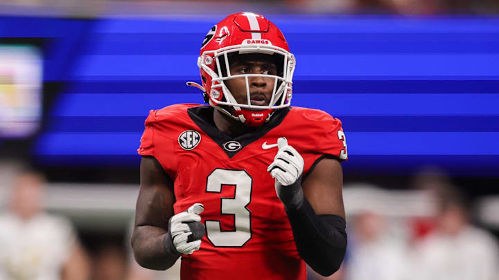 CJ Allen could very well be the Buccaneers' first-round pick in the 2026 NFL Draft. CJ Allen could very well be the Buccaneers' first-round pick in the 2026 NFL Draft.