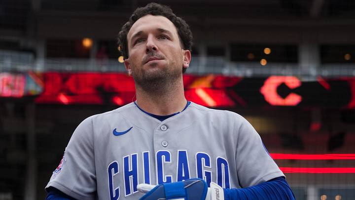 Sep 18, 2026; Cincinnati, Ohio, USA;  Chicago Cubs third baseman Alex Bregman (3) waits on deck to bat before the game against the Cincinnati Reds at Great American Ball Park. Mandatory Credit: Aaron Doster-Imagn Images