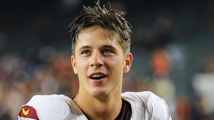 Washington Commanders wide receiver Luke McCaffrey