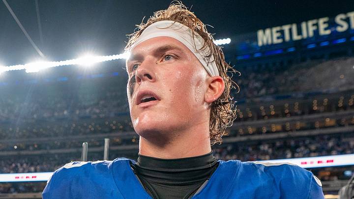 New York Giants quarterback Jaxson Dart