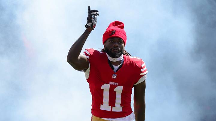 San Francisco 49ers wide receiver Brandon Aiyuk (11) San Francisco 49ers wide receiver Brandon Aiyuk (11)