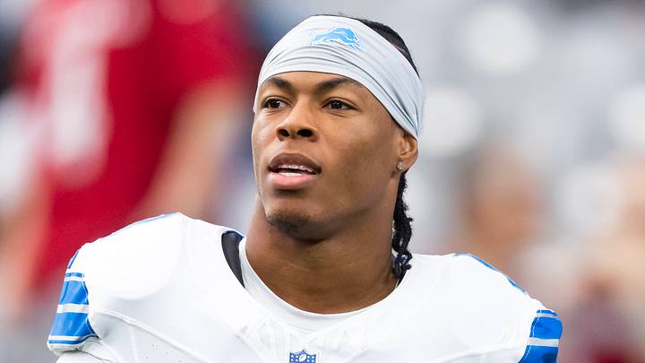 Detroit Lions running back Jahmyr Gibbs.