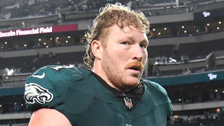 Philadelphia Eagles center Cam Jurgens. Mandatory Credit: Eric Hartline-Imagn Images Philadelphia Eagles center Cam Jurgens. Mandatory Credit: Eric Hartline-Imagn Images