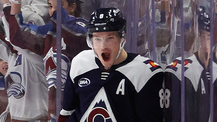 Colorado Avalanche star Cale Makar helped the team enter the records books against Nashville. Colorado Avalanche star Cale Makar helped the team enter the records books against Nashville.