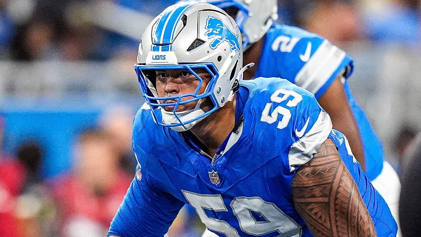 Lions' 2025 Week 5 Depth Chart