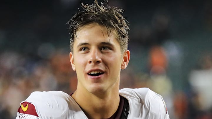 Washington Commanders wide receiver Luke McCaffrey