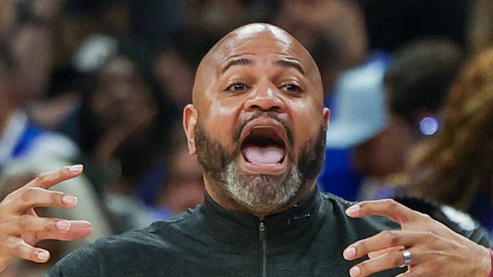 Apr 25, 2024; Orlando, Florida, USA; Cleveland Cavaliers head coach JB Bickerstaff shouts during the second quarter of game three of the first round for the 2024 NBA playoffs at Kia Center. Mandatory Credit: Mike Watters-USA TODAY Sports Apr 25, 2024; Orlando, Florida, USA; Cleveland Cavaliers head coach JB Bickerstaff shouts during the second quarter of game three of the first round for the 2024 NBA playoffs at Kia Center. Mandatory Credit: Mike Watters-USA TODAY Sports