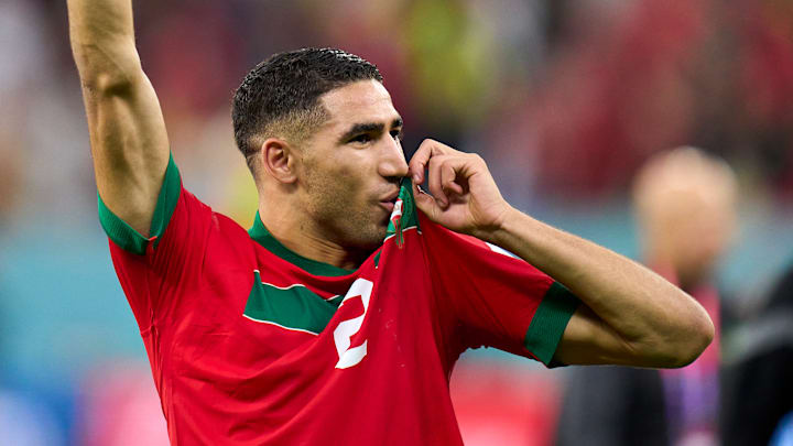 Achraf Hakimi a eu le droit à un joli message de Kylian Mbappé.