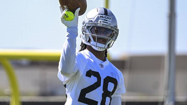 Las Vegas Raiders cornerback Jermod McCoy Las Vegas Raiders cornerback Jermod McCoy