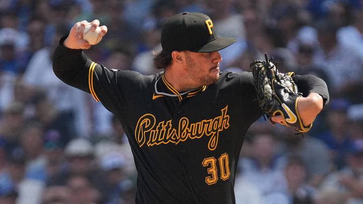Sep 12, 2026; Chicago, Illinois, USA; Pittsburgh Pirates pitcher Paul Skenes (30) throws the ball against the Chicago Cubs during the first inning at Wrigley Field. Mandatory Credit: David Banks-Imagn Images Sep 12, 2026; Chicago, Illinois, USA; Pittsburgh Pirates pitcher Paul Skenes (30) throws the ball against the Chicago Cubs during the first inning at Wrigley Field. Mandatory Credit: David Banks-Imagn Images