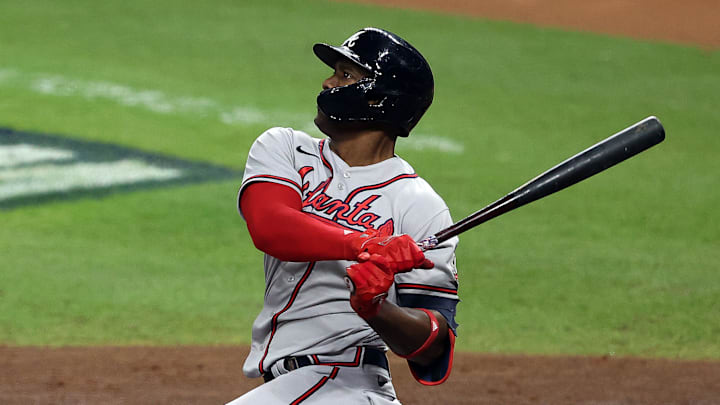 Jorge Soler fue uno de los bateadores más poderosos de los Bravos en la Serie Mundial