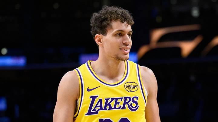 Los Angeles Lakers guard Chris Manon Los Angeles Lakers guard Chris Manon