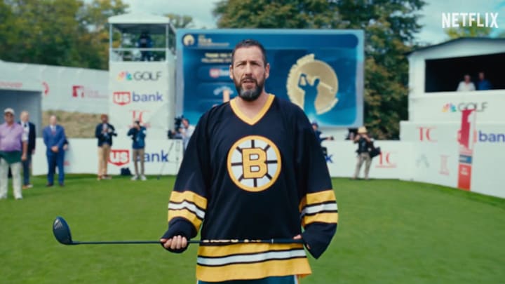 Sandler as Happy Gilmore.