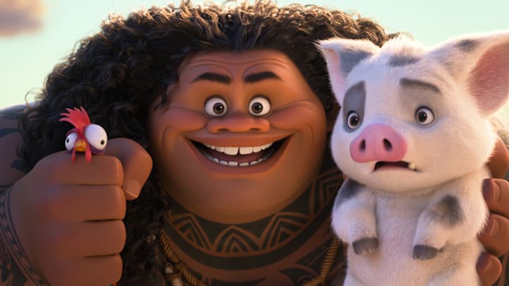 THEY’RE BACK! – Walt Disney Animation Studios’ all-new feature film “Moana 2” reunites Moana with Maui (voice of Dwayne Johnson), Heihei the rooster and Pua the pig three years later for an expansive new voyage through dangerous, long-lost waters. Directed by David Derrick Jr., Jason Hand and Dana Ledoux Miller, and produced by Christina Chen and Yvett Merino, “Moana 2” features music by Grammy® winners Abigail Barlow and Emily Bear, Grammy nominee Opetaia Foa‘i, and three-time Grammy winner