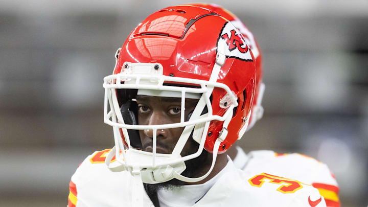 Kansas City Chiefs cornerback Jaylen Watson Kansas City Chiefs cornerback Jaylen Watson