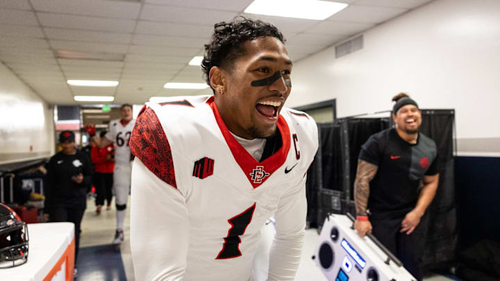 San Diego State Aztecs cornerback Chris Johnson (1).