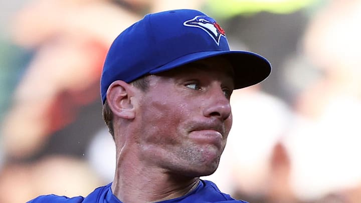 Toronto Blue Jays pitcher Chris Bassitt (40) throws during the first inning against the Baltimore Orioles at Oriole Park at Camden Yards on July 28. 