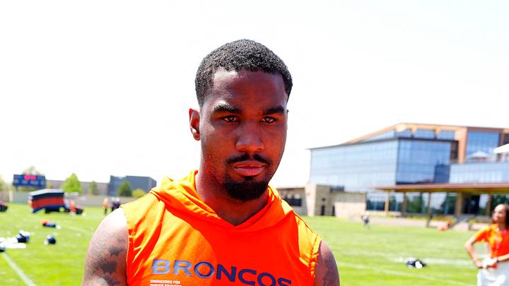 Denver Broncos wide receiver Jaylen Waddle Denver Broncos wide receiver Jaylen Waddle