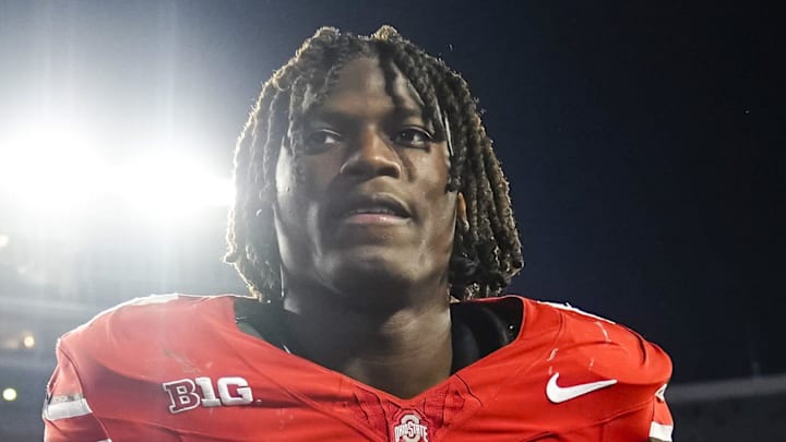 Ohio State Buckeyes linebacker Arvell Reese Ohio State Buckeyes linebacker Arvell Reese