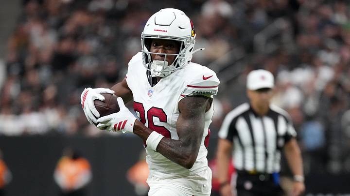 Aug 13, 2026; Paradise, Nevada, USA; Arizona Cardinals wide receiver Jalen Brooks (86) carries the ball against the Las Vegas Raiders in the first half at Allegiant Stadium. Mandatory Credit: Kirby Lee-Imagn Images Aug 13, 2026; Paradise, Nevada, USA; Arizona Cardinals wide receiver Jalen Brooks (86) carries the ball against the Las Vegas Raiders in the first half at Allegiant Stadium. Mandatory Credit: Kirby Lee-Imagn Images