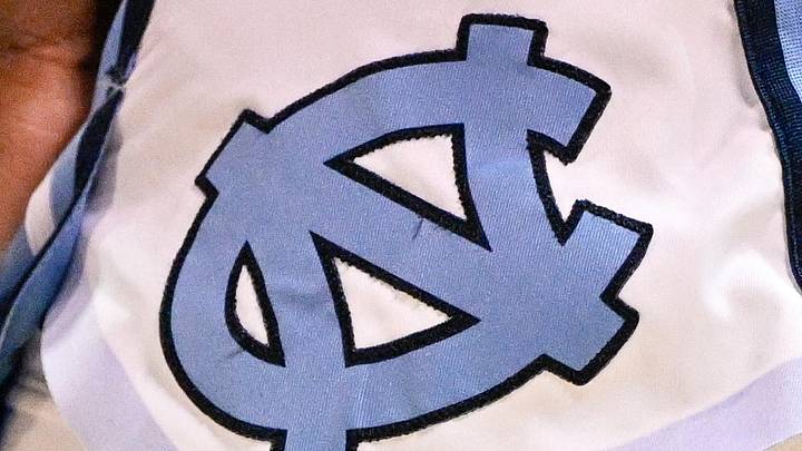 Jan 3, 2026; Dallas, Texas, USA; A view of the North Carolina Tar Heels logo on the shorts of forward Caleb Wilson (8) during the second half against the SMU Mustangs at Moody Coliseum. Mandatory Credit: Jerome Miron-Imagn Images Jan 3, 2026; Dallas, Texas, USA; A view of the North Carolina Tar Heels logo on the shorts of forward Caleb Wilson (8) during the second half against the SMU Mustangs at Moody Coliseum. Mandatory Credit: Jerome Miron-Imagn Images