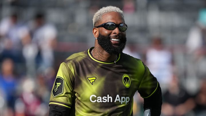 Receiver Odell Beckham Jr. worked out for the Giants on Monday.