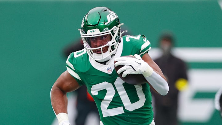 New York Jets running back Breece Hall New York Jets running back Breece Hall