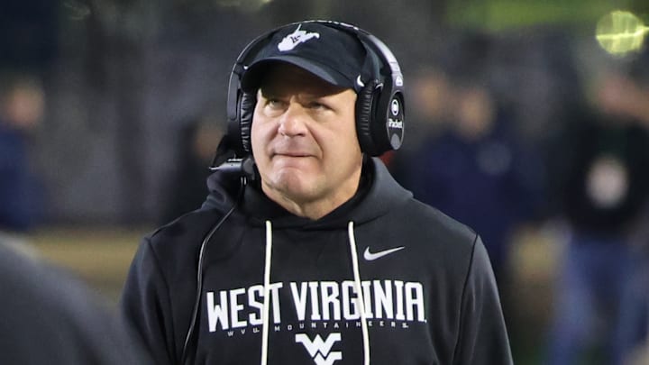 West Virginia University head coach Rich Rodriguez