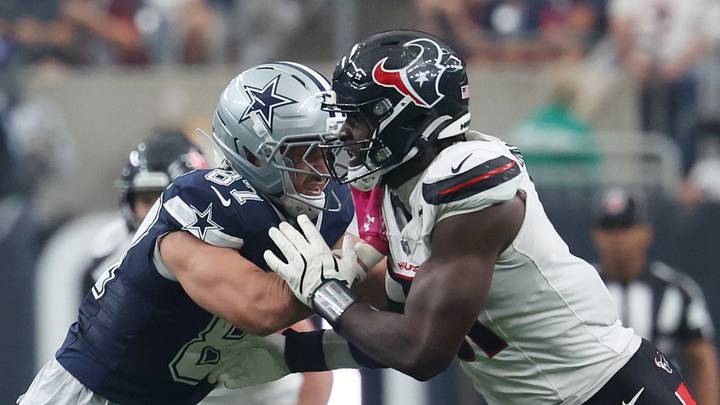 The Dallas Cowboys and Houston Texans in Week 4. The Dallas Cowboys and Houston Texans in Week 4.