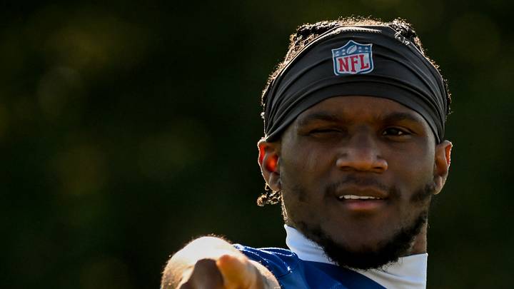 Indianapolis Colts cornerback Charvarius Ward is seen on day two of training camp Indianapolis Colts cornerback Charvarius Ward is seen on day two of training camp