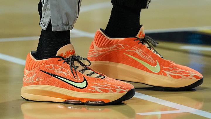 Victor Wembanyama's Nike G.T. Hustle 3 is marked down in multiple colorways. Victor Wembanyama's Nike G.T. Hustle 3 is marked down in multiple colorways.