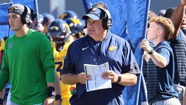 West Virginia University head coach Rich Rodriguez West Virginia University head coach Rich Rodriguez