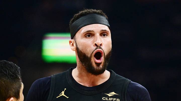 Feb 19, 2026; Cleveland, Ohio, USA; Cleveland Cavaliers forward Larry Nance Jr. (22) reacts after a play during the second half against the Brooklyn Nets at Rocket Arena. Mandatory Credit: Ken Blaze-Imagn Images Feb 19, 2026; Cleveland, Ohio, USA; Cleveland Cavaliers forward Larry Nance Jr. (22) reacts after a play during the second half against the Brooklyn Nets at Rocket Arena. Mandatory Credit: Ken Blaze-Imagn Images