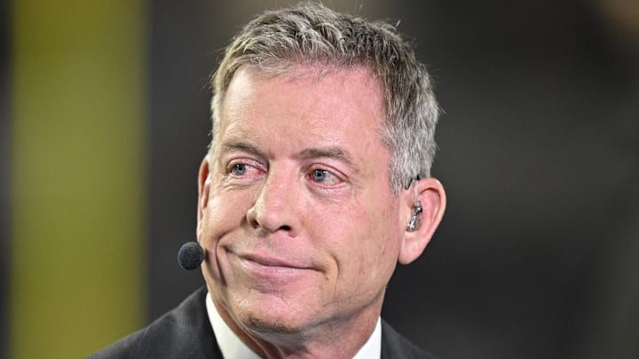 Television commentator Troy Aikman Television commentator Troy Aikman