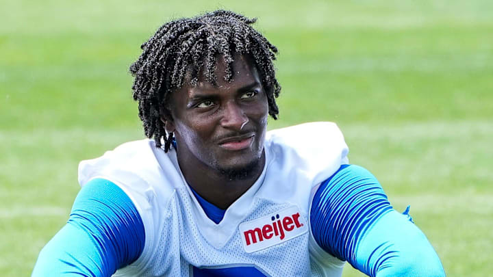 Detroit Lions cornerback Ennis Rakestraw Jr. Detroit Lions cornerback Ennis Rakestraw Jr.