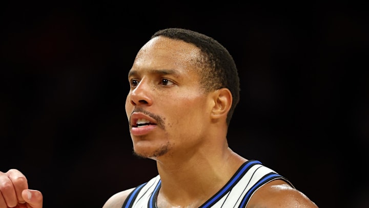 Orlando Magic guard Desmond Bane celebrates a shot against the Phoenix Suns. Orlando Magic guard Desmond Bane celebrates a shot against the Phoenix Suns.