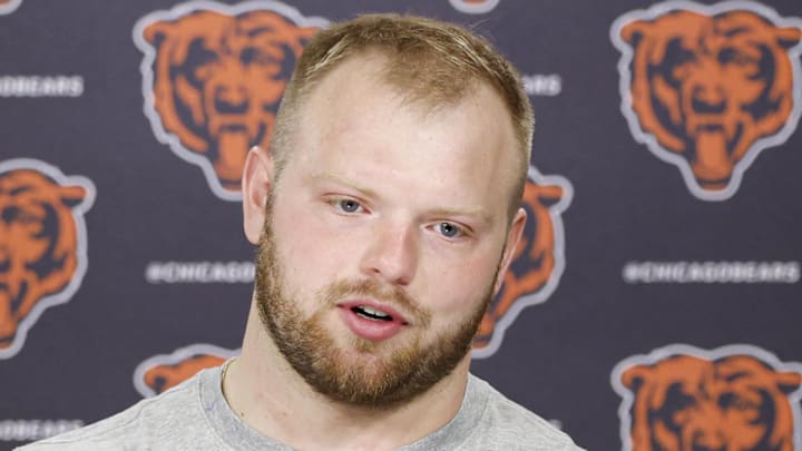Chicago Bears offensive lineman Logan Jones