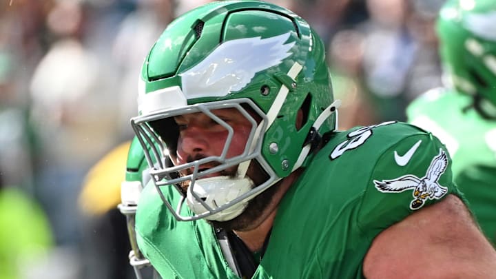 Philadelphia Eagles guard Landon Dickerson