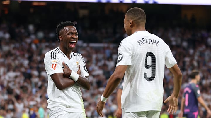 Vinicius Jr, Kylian Mbappé et le Real Madrid ont l'occasion de battre un record