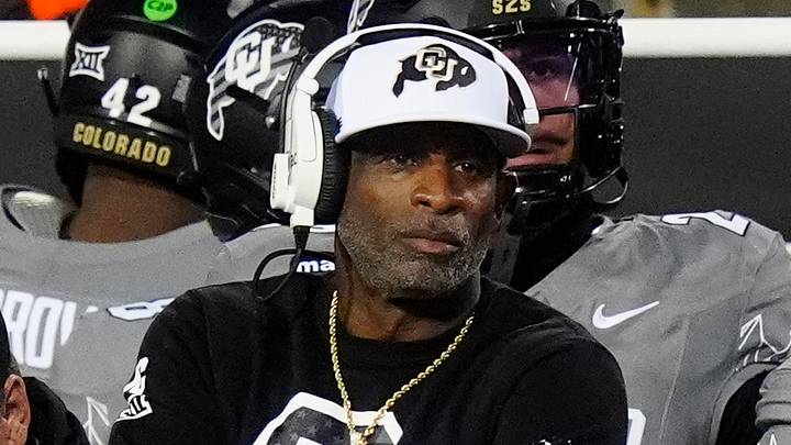 Colorado Buffaloes head coach Deion Sanders on the sidelines in the second quarter against the Arizona Wildcats at Folsom Field. Mandatory Credit: Ron Chenoy-Imagn Images Colorado Buffaloes head coach Deion Sanders on the sidelines in the second quarter against the Arizona Wildcats at Folsom Field. Mandatory Credit: Ron Chenoy-Imagn Images