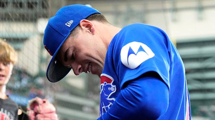 Jun 26, 2026; Milwaukee, Wisconsin, USA; Chicago Cubs right fielder Matt Shaw (6) signs autographs for fans before a game against the Milwaukee Brewers at American Family Field. Mandatory Credit: Michael McLoone-Imagn Images Jun 26, 2026; Milwaukee, Wisconsin, USA; Chicago Cubs right fielder Matt Shaw (6) signs autographs for fans before a game against the Milwaukee Brewers at American Family Field. Mandatory Credit: Michael McLoone-Imagn Images