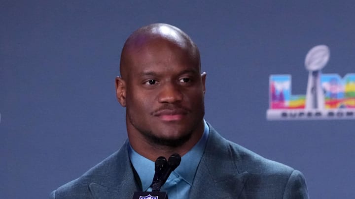 Seattle Seahawks running back Kenneth Walker III speaks Seattle Seahawks running back Kenneth Walker III speaks