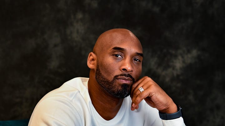 Kobe Bryant poses for a portrait inside of his office in Costa Mesa, California, on Jan. 17, 2020. Bryant, one of the greatest NBA players in history, is building an impressive resume in his post-basketball career, including winning an Academy Award. Kobe Bryant poses for a portrait inside of his office in Costa Mesa, California, on Jan. 17, 2020. Bryant, one of the greatest NBA players in history, is building an impressive resume in his post-basketball career, including winning an Academy Award.