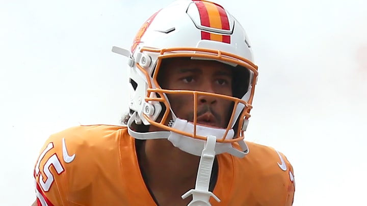 Tampa Bay Buccaneers WR Jalen McMillan has been out since the preseason with a broken neck.